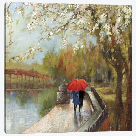 A Walk In The Park, Square Canvas Print #AWI3} by Aimee Wilson Canvas Artwork