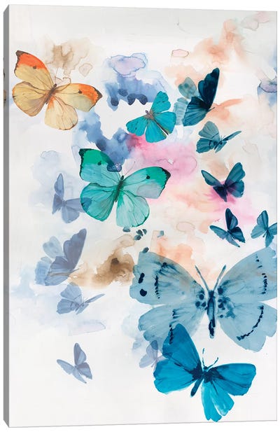 Fly Away  Canvas Art Print - Monarch Butterflies
