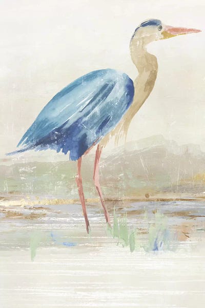 Aimee Wilson: Heron in Lake  by Aimee Wilson
