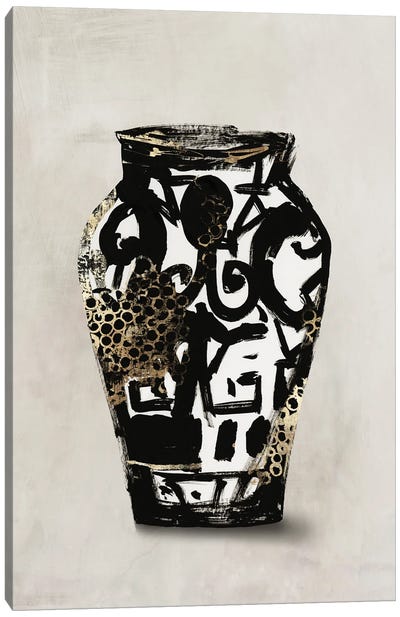 Golden Vase I Canvas Art Print - Aimee Wilson