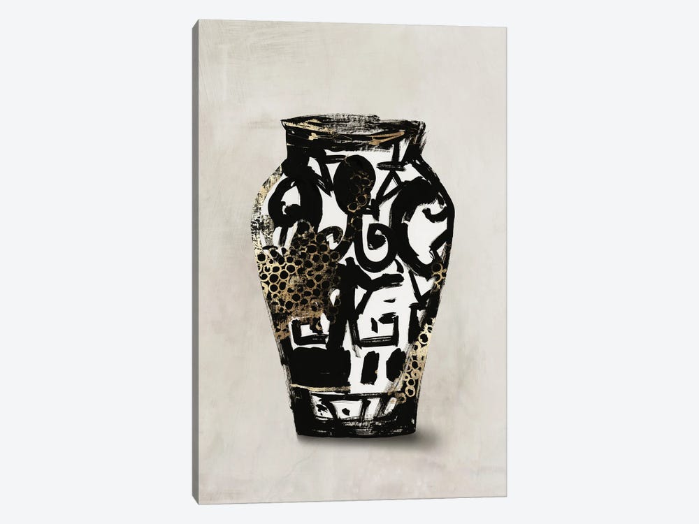 Golden Vase I 1-piece Canvas Art Print
