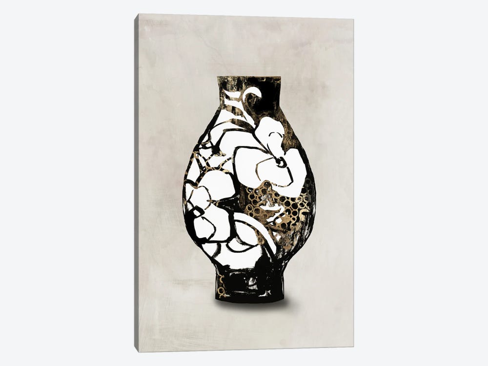 Golden Vase II by Aimee Wilson 1-piece Canvas Wall Art