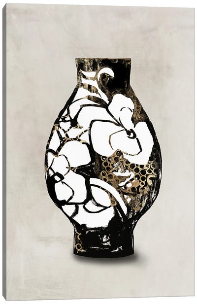 Golden Vase II Canvas Art Print - Aimee Wilson