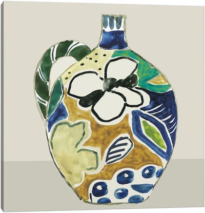 Picasso Vase I Canvas Art Print - Pottery Still Life