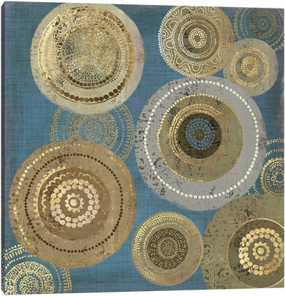 Aboriginal Dot I Canvas Art Print - Aimee Wilson
