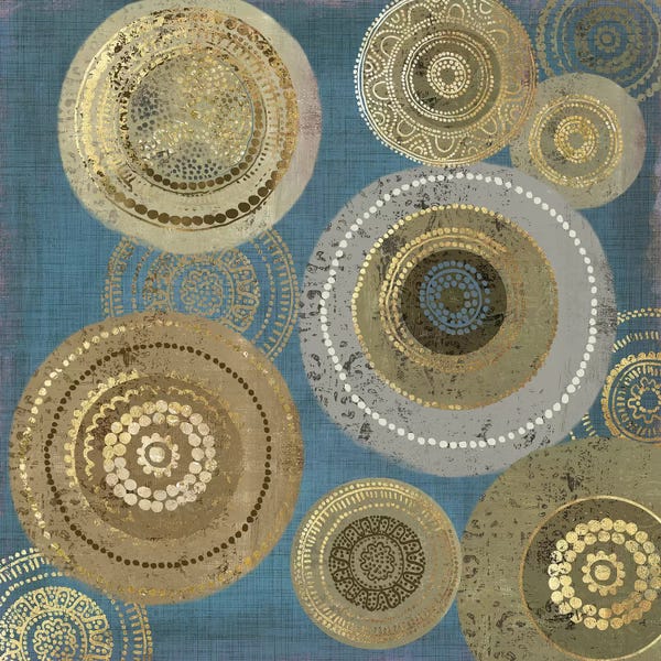 Circular Abstract: Aboriginal Dot I by Aimee Wilson