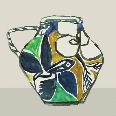 Picasso Vase II by Aimee Wilson metal wall art