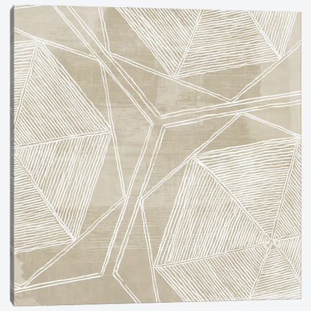 Woven Linen I Canvas Print #AWI502} by Aimee Wilson Art Print