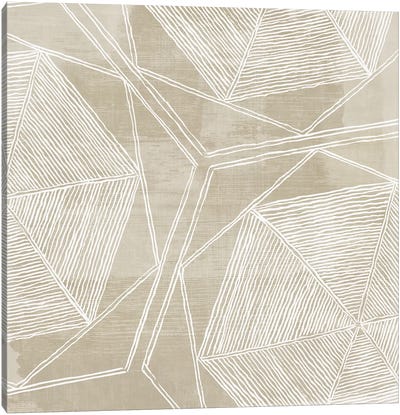 Woven Linen I Canvas Art Print - Aimee Wilson