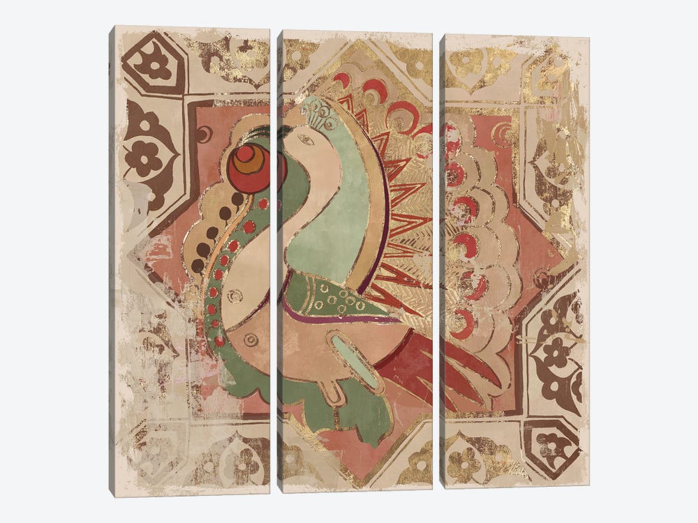 Aztec Tile I by Aimee Wilson 3-piece Canvas Art