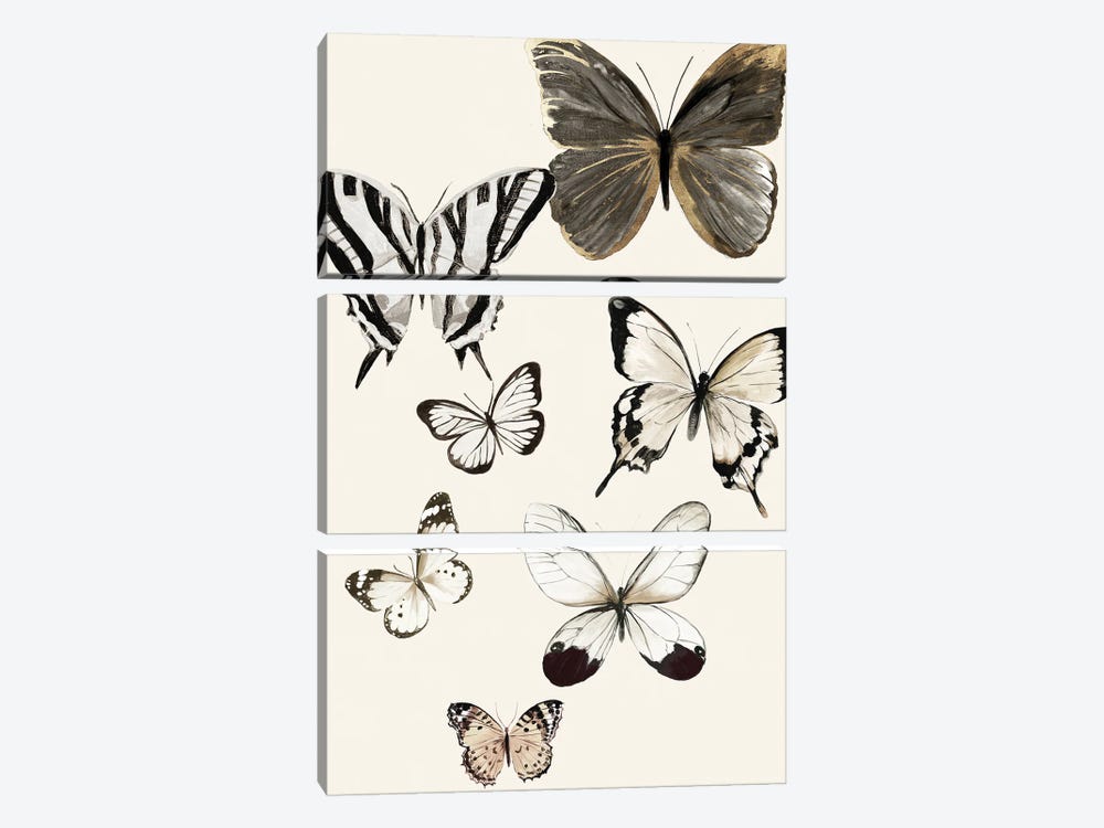 Butterflies Fly I by Aimee Wilson 3-piece Canvas Art