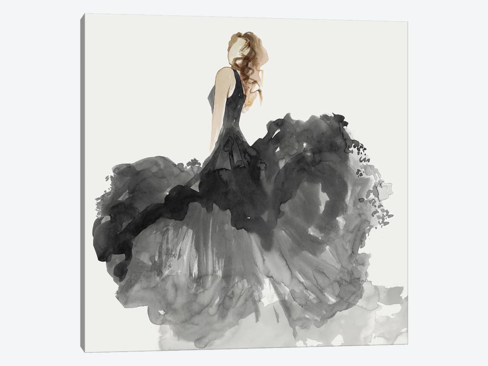 Woman In Black Dress II by Aimee Wilson 1-piece Canvas Wall Art