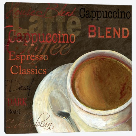 Cappuccino Canvas Print #AWI52} by Aimee Wilson Canvas Art Print