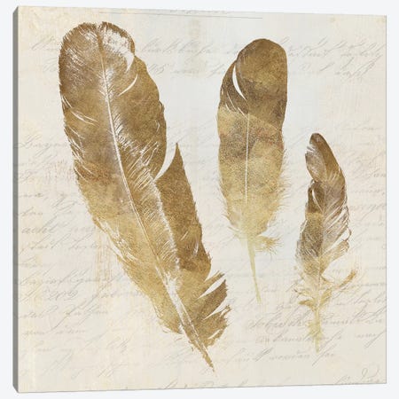 Feather Softly I Canvas Print #AWI91} by Aimee Wilson Canvas Art Print