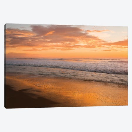 Sunset Waves Canvas Print #AWL117} by Andrew Lever Canvas Print