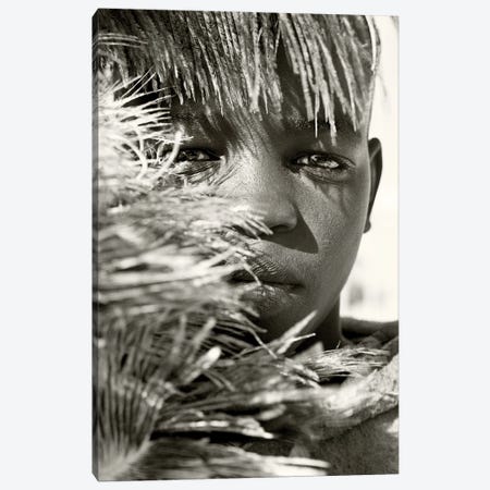 African Boy Canvas Print #AWL15} by Andrew Lever Art Print