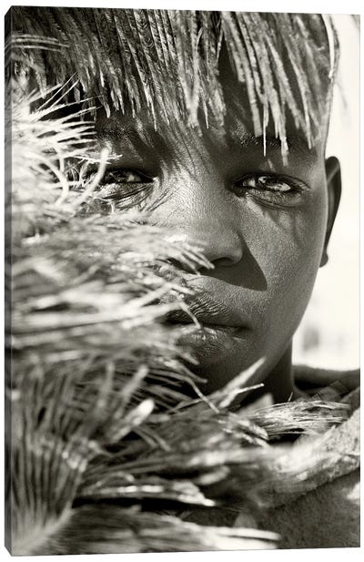 African Boy Canvas Art Print - Andrew Lever
