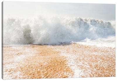Shore Break Wave Canvas Art Print - Andrew Lever