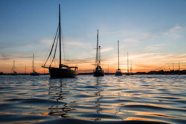 Sunset Sailing by Andrew Lever wall art