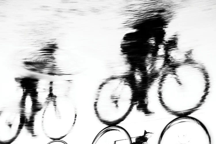 Cycling Silhouette by Andrew Lever wall art