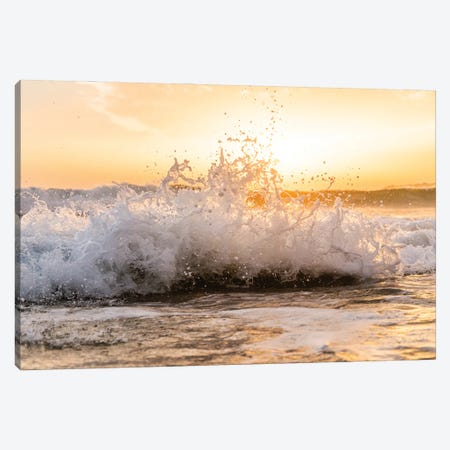 Breaking Wave Canvas Print #AWL56} by Andrew Lever Art Print