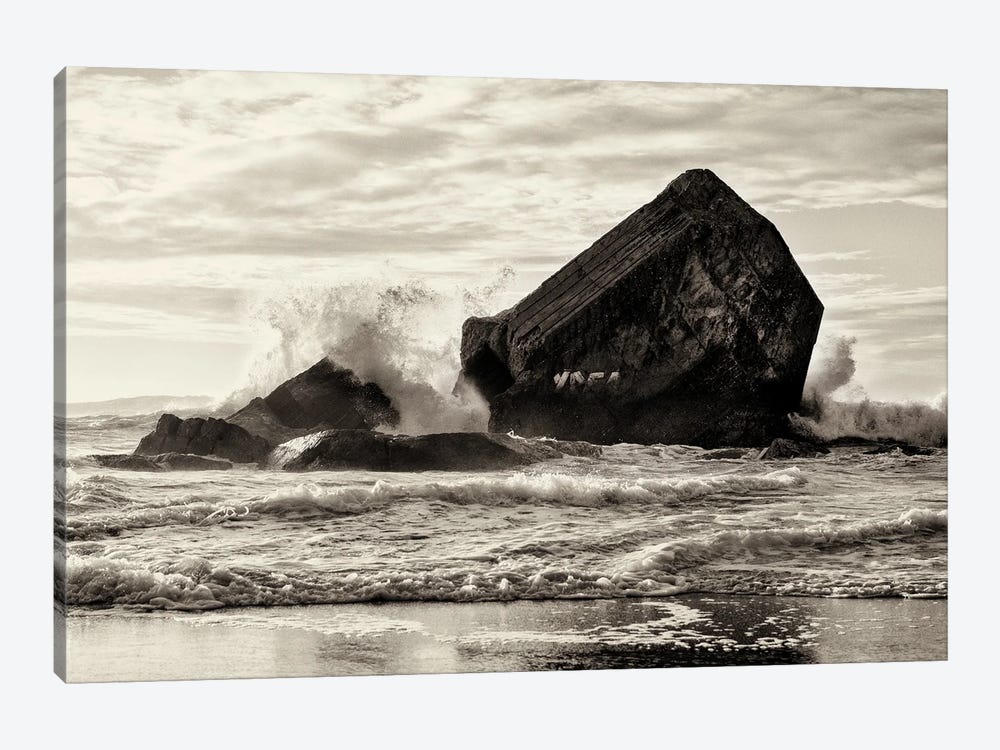 Sea Bunkers by Andrew Lever 1-piece Canvas Artwork