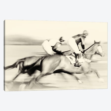 A Day At The Races Canvas Print #AWL71} by Andrew Lever Canvas Artwork