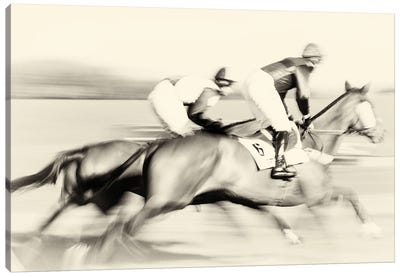 A Day At The Races Canvas Art Print - Andrew Lever
