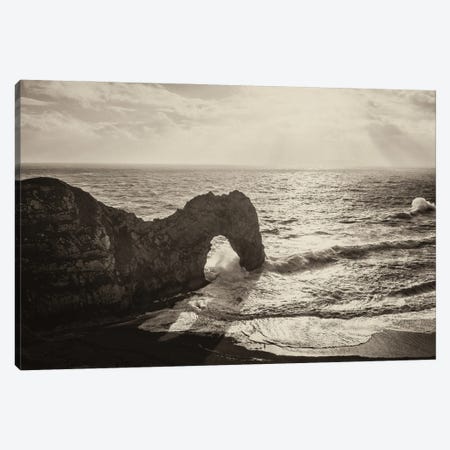 Durdle Door Rock Canvas Print #AWL80} by Andrew Lever Canvas Print