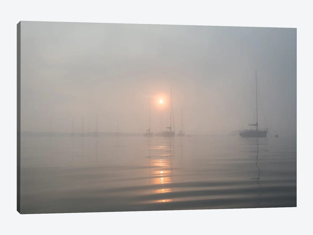 Boats In The Fog II by Andrew Lever 1-piece Art Print