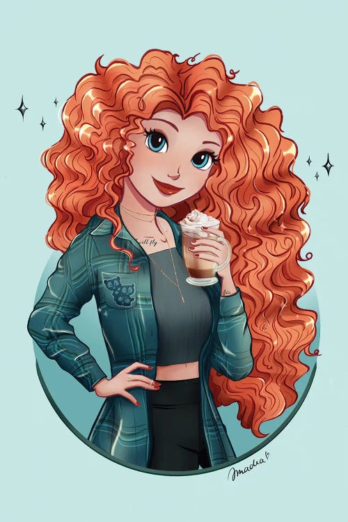 Merida With Pumpkin Spice Latte