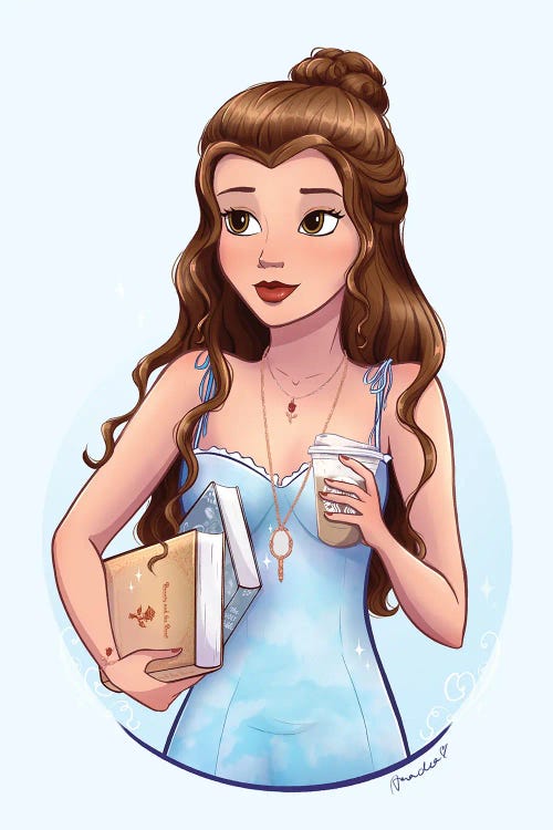 Belle With Iced Chai Tea Latte