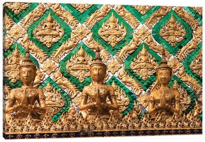 Grand Palace, Bangkok, Thailand Canvas Art Print - Castle & Palace Art