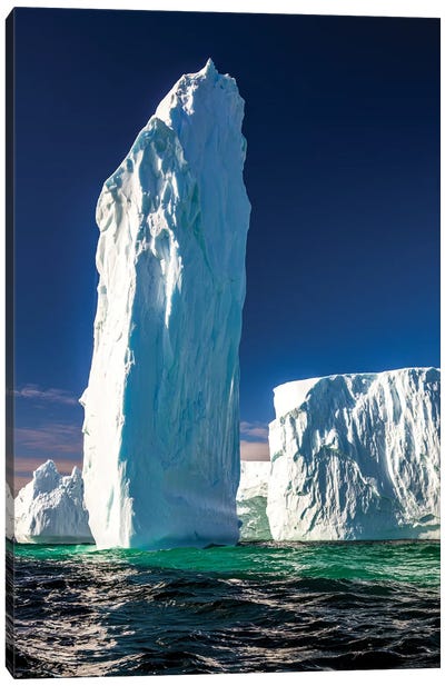 Ice Monolith, Antarctica Canvas Art Print - Glacier & Iceberg Art