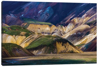 Landmannalaugar Mountains, Iceland Canvas Art Print