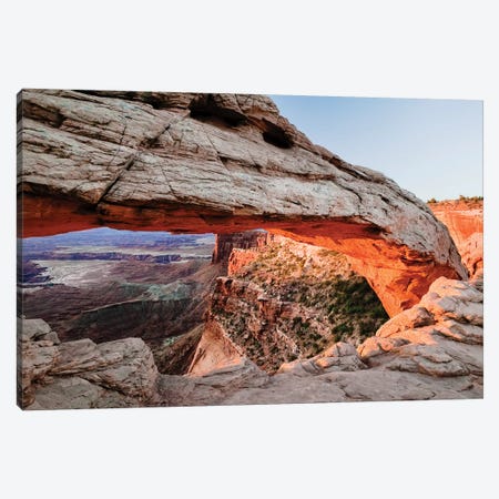 Mesa Arch on the Island in the Sky, Canyonlands National Park, Utah, USA Canvas Print #AWO21} by Art Wolfe Canvas Art
