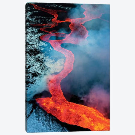 2014 eruption of Bardarbunga, Iceland Canvas Print #AWO4} by Art Wolfe Canvas Print