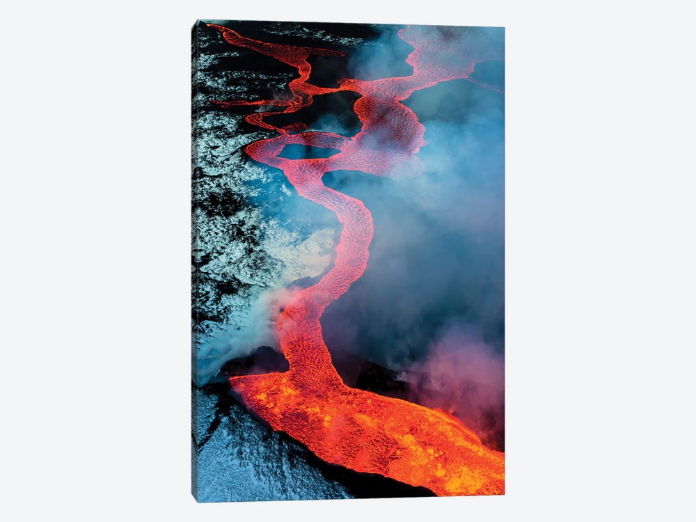 2014 eruption of Bardarbunga, Iceland by Art Wolfe 1-piece Canvas Artwork