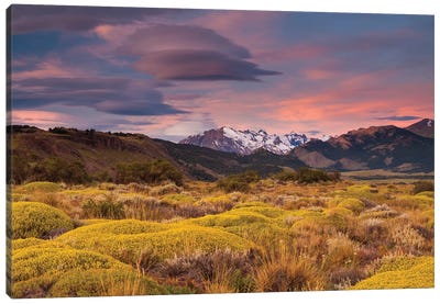 Argentina, Patagonia landscape Canvas Art Print