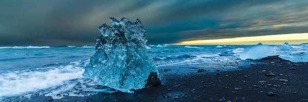 Glaciers & Icebergs: Bergy bits, Iceland I by Art Wolfe