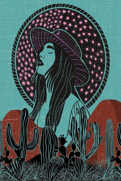 Desert Woman by Arrow Wind Prints wall art