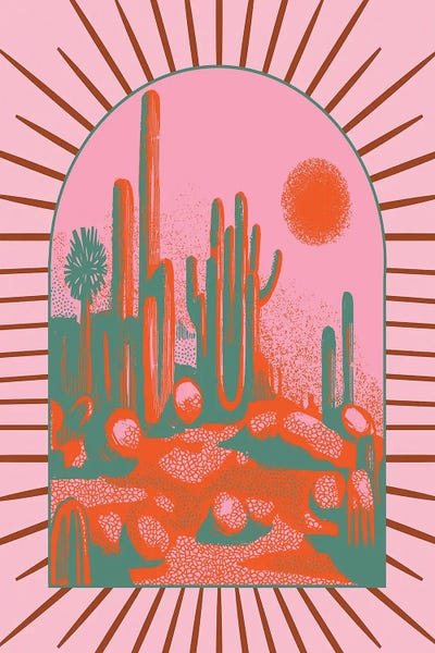 Electric Desert by Arrow Wind Prints gallery poster