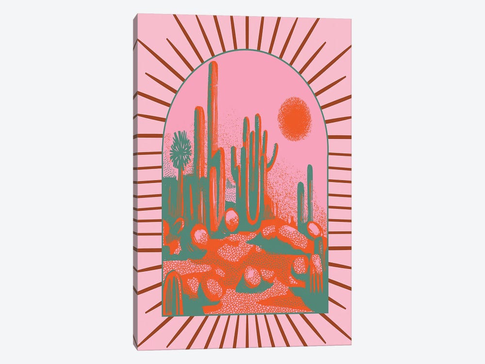Electric Desert by Arrow Wind Prints 1-piece Canvas Art Print