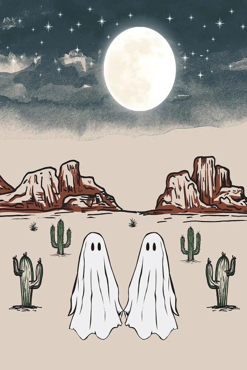 Love Ghosts by Arrow Wind Prints wall art