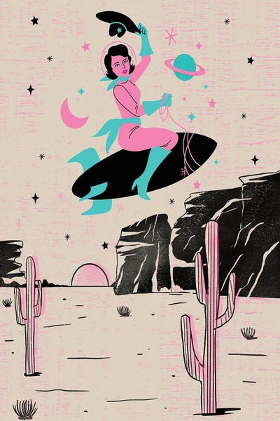 Arrow Wind Prints: Space Cowgirl by Arrow Wind Prints