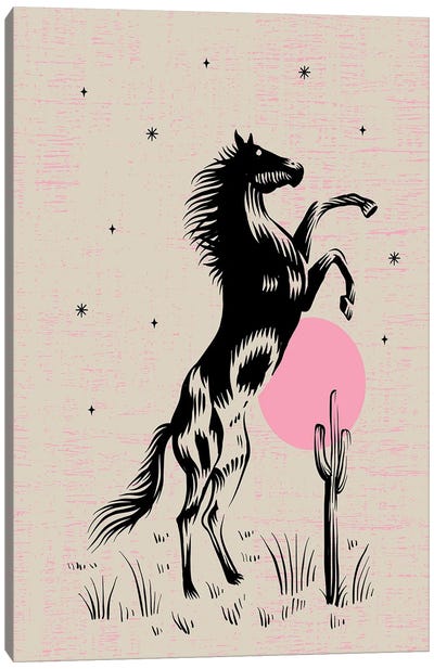 Wild Horse Canvas Art Print - Arrow Wind Prints