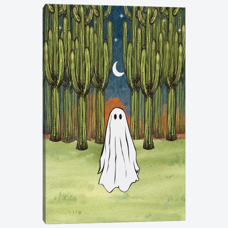 Cactus Ghost Canvas Print #AWP4} by Arrow Wind Prints Canvas Print