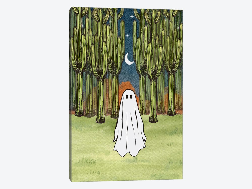 Cactus Ghost by Arrow Wind Prints 1-piece Art Print