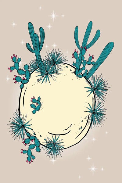 Arrow Wind Prints: Cactus Moon by Arrow Wind Prints