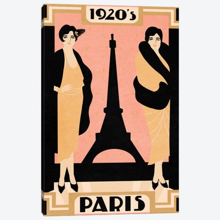 1920's Paris II Canvas Print #AWR100} by Annie Warren Canvas Art Print